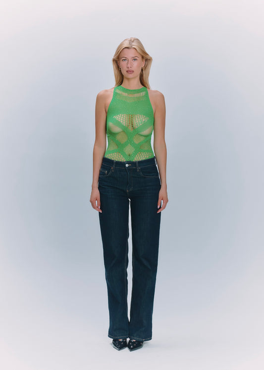 Swallow Bodysuit Green