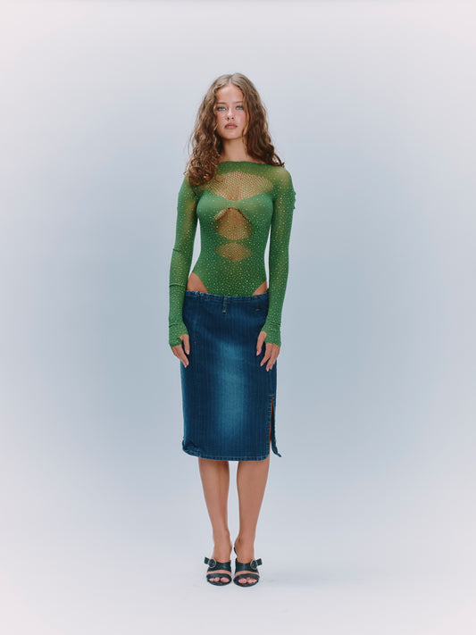 Alabama Bodysuit Olive Green