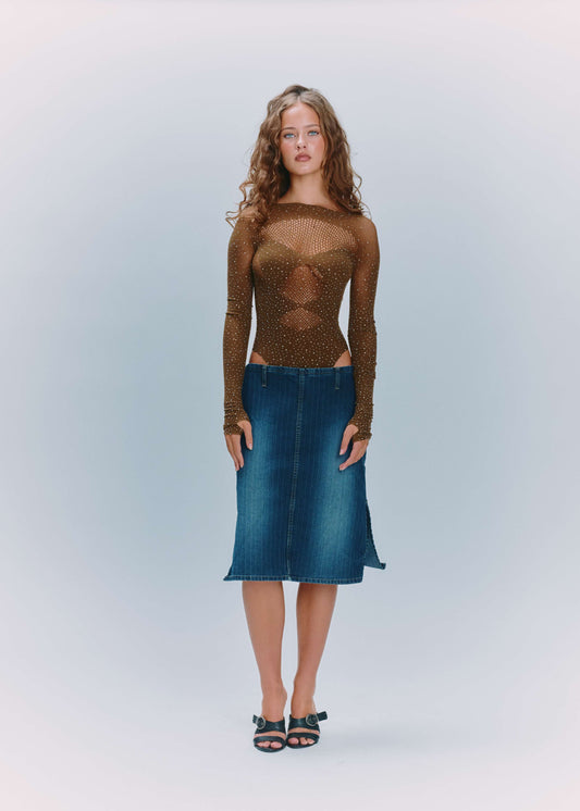 Alabama Bodysuit Chestnut