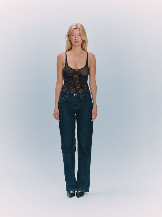 Dolphin Bodysuit Black