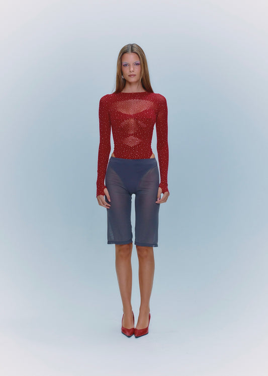 Alabama Bodysuit Red Plum