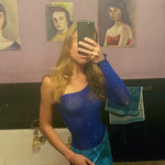 One shoulder Ariel Bodysuit - Ciberia.shop